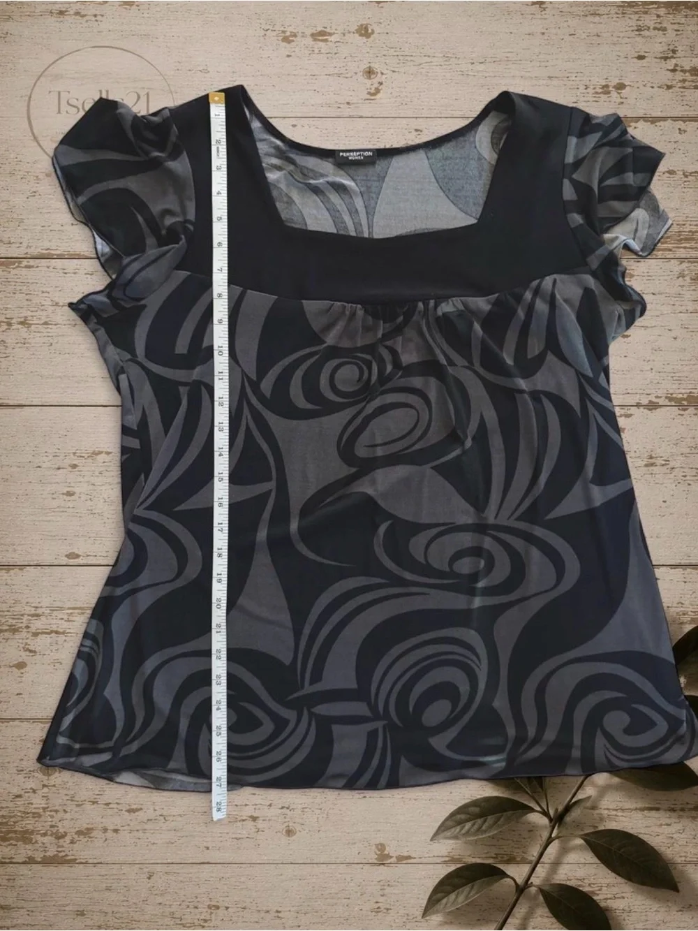 Perceptions xl flowy blouse